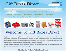Tablet Screenshot of gift-box.net